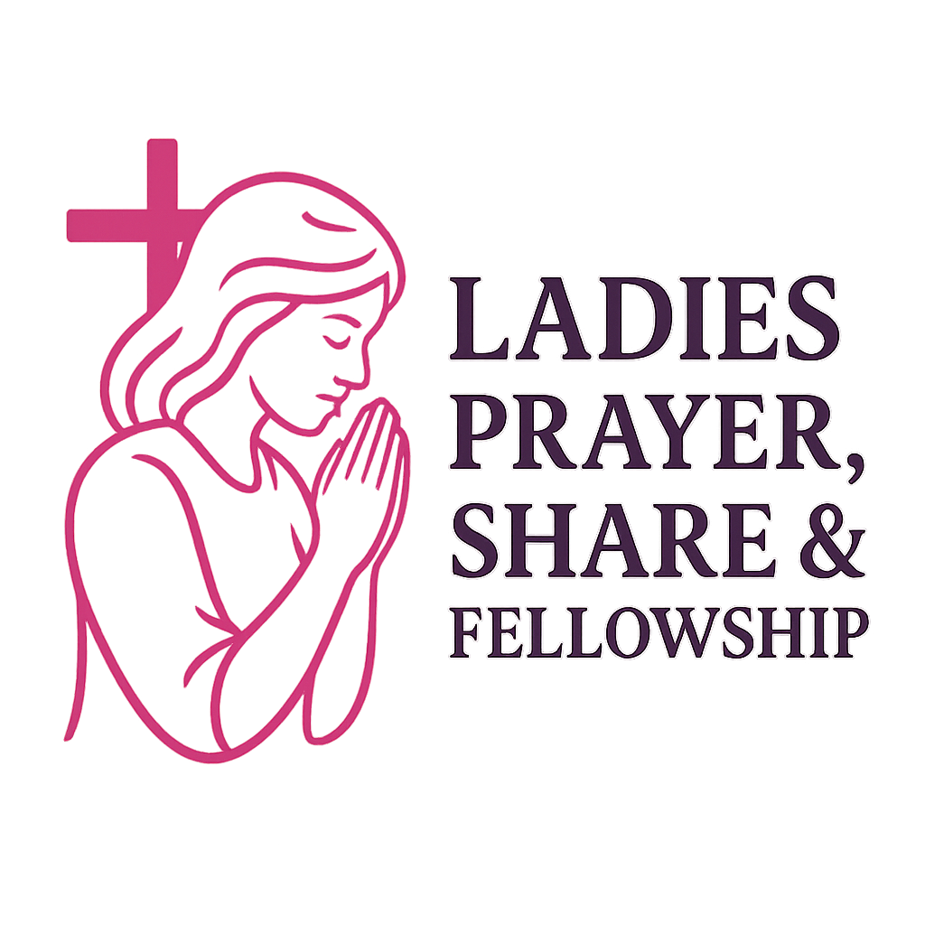 Neighbors gathered in a circle for prayer and fellowship